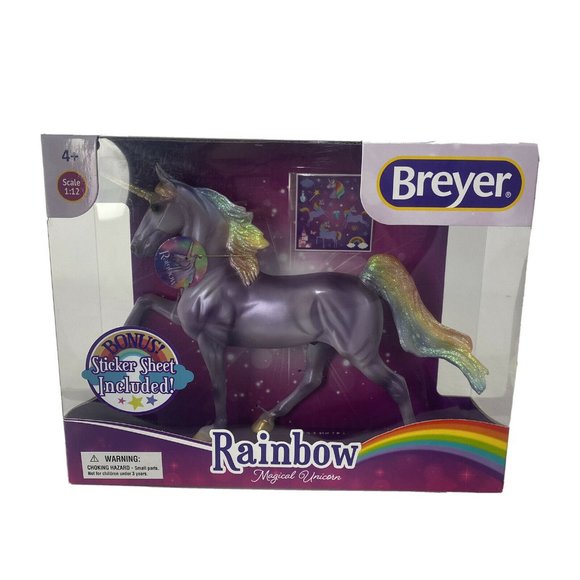 Breyer Magical Unicorn Rainbow Glitter Accents - Picture 1 of 7